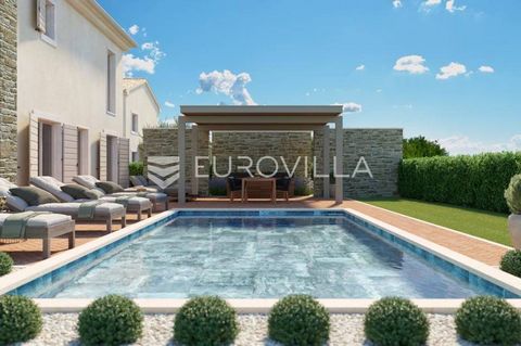 Istria, Vižinada Ohnići, a luxury project of 6 villas with a swimming pool, is located not far from Motovun and 15 km from Poreč and Novigrad. The average square footage of each villa is around 150 m2 of living space, with three bedrooms and three ba...