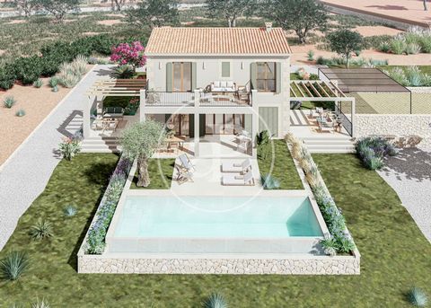 BUILDING PLOT WITH PROJECT AND SWIMMING POOL The newly built finca project in Ruberts, with its prime location in the centre of Mallorca, offers privacy and a panoramic view of the beautiful surrounding landscape and mountains. The plot of 14,622 m² ...