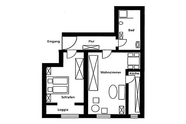 Bezoek ons in de Allgäu in ons ingedeelde vakantieappartement. Eigentijds en ideaal voor 3/4 personen op een woonoppervlakte van ca. 56m². In de winter zijn er ongeveer 150 km aan skipistes beschikbaar. Langlaufloipe vlakbij het huis. In de zomer is ...