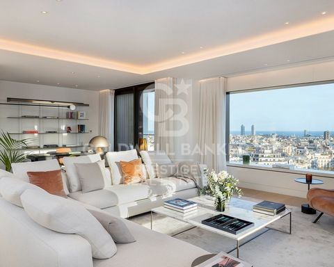 A spectacular luxury property located on the upper floors of the 'Mandarin Oriental Residences' tower on Passeig de Gràcia in Barcelona is for sale. This newly constructed property boasts a spacious living room with two facades and a loggia, an indep...