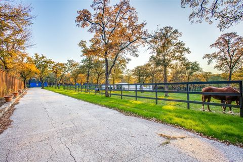 Discover an unmatched opportunity at Woodbine Springs Ranch, a remarkable 14-property estate nestled in Flower Mound, TX. Encompassing over 17 acres and bordered by a scenic half-mile stretch along Lake Grapevine and Murrell Park, this private penins...