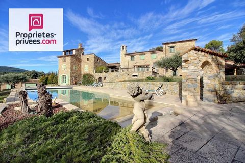 Votre conseiller propriétés privées vous invite à découvrir : Pour amoureux de la pierre et de l'authentique, magnifique propriété située à quelques minutes de Draguignan dans un écrin de verdure entre mer et gorges du verdon sur la commune d'Ampus, ...