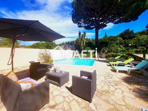 Villa contemporaine T9- 6 chambres de 235m2 habitable avec piscine, jardin paysager d'environ 1500 m2 et T2 indépendant de 35m2 - quartier résidentiel CAVALAIRE SUR MER proche plage - centre ville/ port