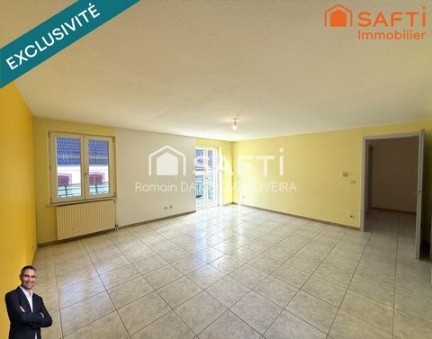 Superbe appartement de 3 pièces disposant d'un balcon, d'une cave, d'une place de stationnement privée et d'un garage !