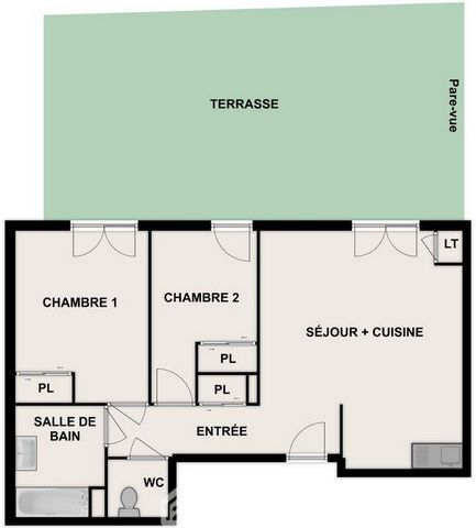 Appartement - 60.39m² - Poitiers