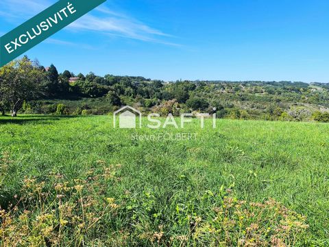 terrain à bâtir avec vue dégagée