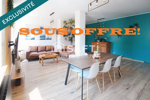 Beau duplex de 130m2 avec 3 chambres, 1 bureau et garage