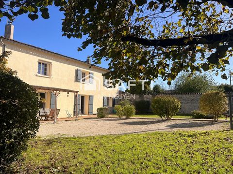Maison charentaise rénovée à Sigogne, coup de coeur!
