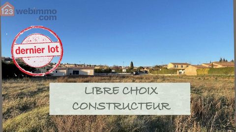 Terrain constructible - 512m² - Pourrières