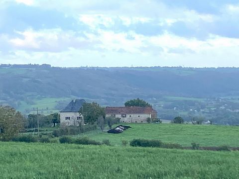 Maison, grange, dépendances, grand terrain.