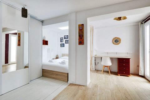 Appartement charmant 2 pièces avec cour privée dans le dynamique 20ème arrondissement