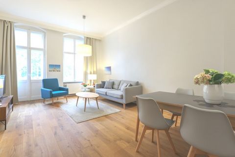 The apartment is set in the north of Prenzlauer Berg, one of the most sought-after locations in Berlin. Within a few moments walk you find yourself at Schonhauser Allee with its long shopping streets boasting a range of stand alone stores and outstan...