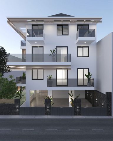 Located in Agios Nikolaos. A second floor, brand new, one bedroom apartment on purposely built development. The 50m2 apartment comprises an open plan living room/fully fitted kitchen separated by a fitted kitchen/dining table, a double bedroom with f...