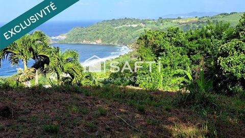 terrain vue mer sur le Marigot