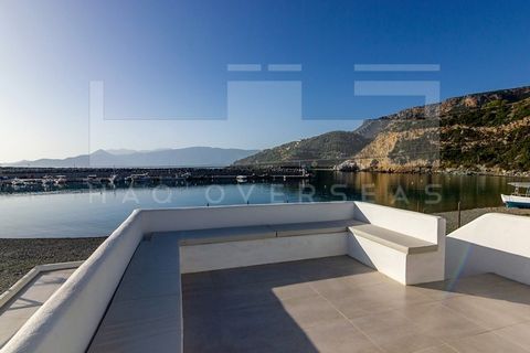 This exceptional ready-to-live-in Stone House for sale in Arkadia is situated in an absolutely idyllic setting in the authentic seaside village of Sampatiki in front of clear water, with direct access to the lovely beach. it boasts the extremely eleg...