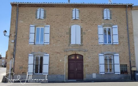 Dpt Aude (11), à vendre maison de maître P6 dans un village proche de Carcassonne