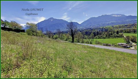 Dpt Haute Savoie (74), à vendre BONNEVILLE terrain, panoramique, sud, vue imprenable, proche ville