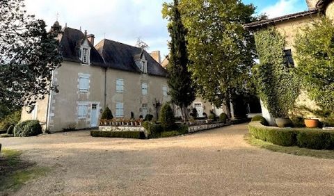 Magnificent 16th and 18th century property on 96 ha In Charente, between Angoulême and Limoges, exceptional real estate complex including a 16th cen-tury Logis and an 18th century Château, in perfect condition, with numerous outbuildings and farms, o...