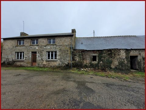 Your Noovimo real estate advisor Philippe OLIVIER ... ... offers you: Farmhouse to be restored, comprising: a main house of about 90 m2 with a living room, a living room, a bathroom with toilet, a landing on the first level and three bedrooms. In add...