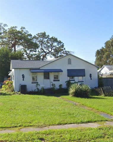 This property is situated on a large corner lot, providing ample space for potential expansions or additions. Currently, the house consists of a 2-bedroom, 1-bath layout, there is a breezeway that includes washer and dryer hookup. The roof was recent...