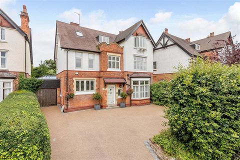 On a much sought after road in Solihull, set back behind a smart resin driveway, is this imposing Edwardian family home. This three storey period property has undergone some major refurbishment and improvement over the years and most recently has ben...