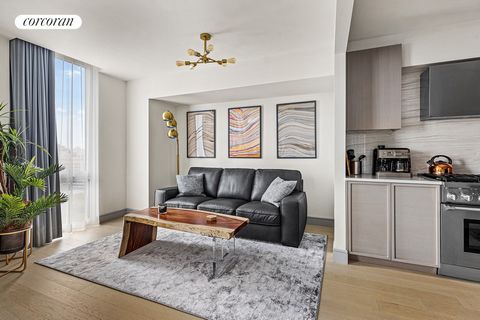 1399 Park Avenue is a full service building with a suite of amenities. This spacious studio residence offers a corner living area with floor-to-ceiling sound attenuated windows which face west toward Central Park. The thoughtfully crafted kitchen fea...