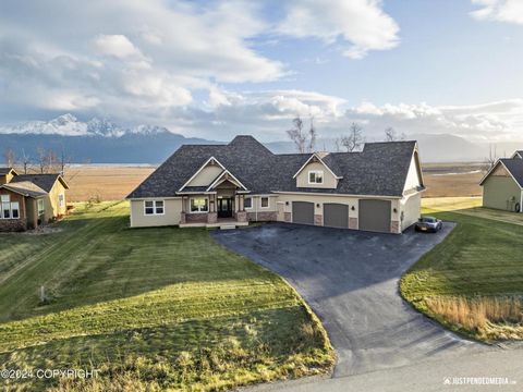 There are only 21 homes on the south side of Barn Gable Loop in The Ranch with truly unobstructed views over Knik Arm and out to the peaks of the Chugach. Only of few of these are oriented slightly to the southeast, picking up views all the way up to...