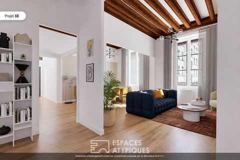 Diese Wohnung mit Blick auf den Innenhof befindet sich im zweiten Arrondissement im Herzen des Viertels Ainay und verfügt über eine Fläche von 56m2 Carrez und befindet sich im 2. Stock mit Aufzug eines komplett renovierten bürgerlichen Gebäudes. Die ...