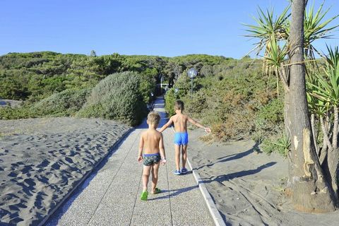 L'ampio complesso turistico è situato su 1,8 ettari di terreno con giardini, pinete e macchia mediterranea. Tutti gli appartamenti hanno una terrazza coperta e offrono ogni comfort. Il complesso offre una vasta gamma di sport come tennis, squash, bas...