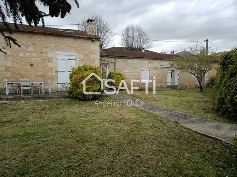 Située dans la charmante ville de Plassac (33390), cette maison en pierre de caractère se distingue par son emplacement prisé offrant une proximité appréciable avec des établissements scolaires tels qu'une école, un lycée et un collège. Dotée d'une f...