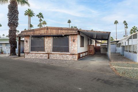 Palm Springs getaway awaits! This property is perfect for investors, flipper or first time home. This double-wide mobile home, Located in Cathedral City's most popular 55+ mobile home community, it features 2 bedroom, 2 bath, a spacious kitchen over ...