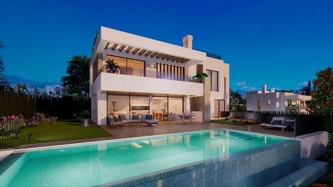 Seven unique villas offer a luxurious living experience in the heart of the Costa del Sol's Golden Triangle, located in the prestigious Atalaya area of Estepona, just 10 minutes from Puerto Banús. Each villa features large gardens, a private poo...