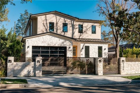 Discover a newly reimagined luxury residence in one of Sherman Oaks' most coveted neighborhoods. This 6-bedroom, 8-bathroom home is a masterpiece of design, showcasing meticulous attention to detail and high-end finishes throughout. Step inside to a ...