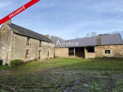 -Fermette avec parcelle agricole au calme à la campagne à 10 minutes de PONTIVY