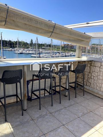 Superbe appartement, vue Port et Mer avec grande terrasse.