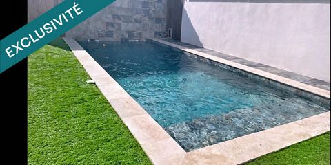 Maison contemporaine 4 chambres dont suite parentale +bureau , piscine, terrasses, garage.